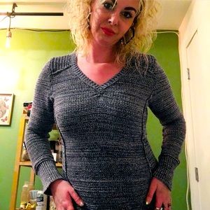 Blue Calvin Klein sweater